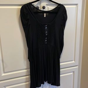 Free People button front tunic